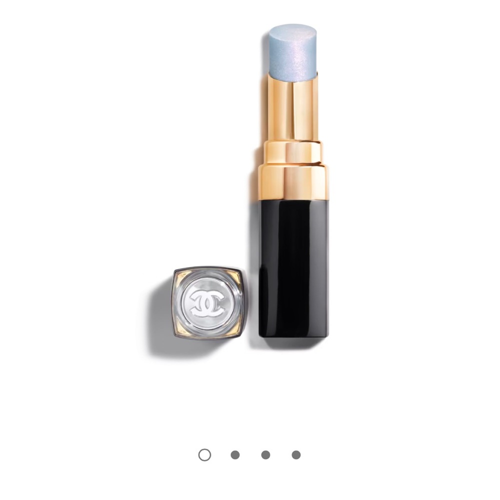 *SOLD* CHANEL Iridescent Blue Lipstick Rouge Coco Flash in Baby Blue New Denim